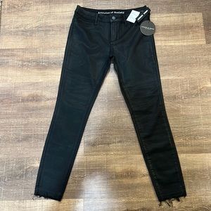 Articles of Society Black Coated Jeans